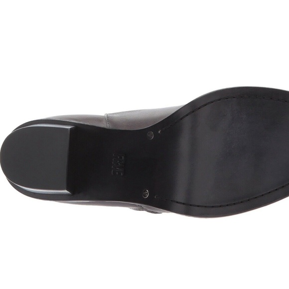 Frye Brielle  Leather Peep Toe Booties - Picture 5 of 7